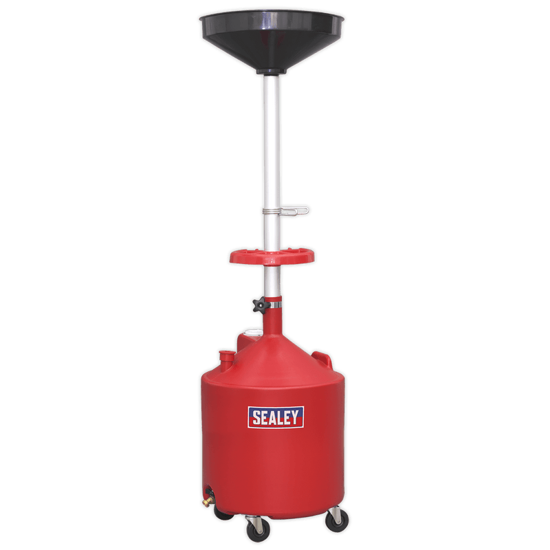 Sealey AK80D Mobile Oil Drainer 80L Gravity Discharge - AK80D - Sealey Tools UK - Trade Counter Direct