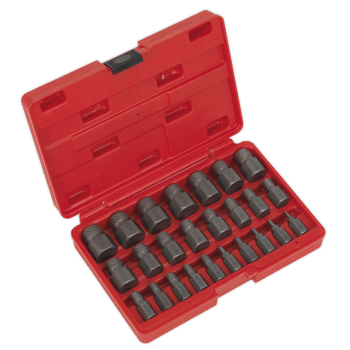 Sealey AK8182 Multi - Spline Screw Extractor Set 25pc - AK8182 - Sealey Tools UK - Trade Counter Direct
