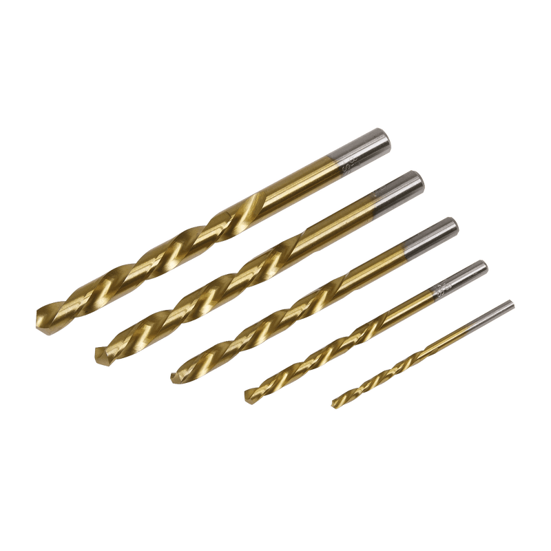 Sealey AK8189 Left - Hand Spiral Drill Bit Set 5pc - AK8189 - Sealey Tools UK - Trade Counter Direct