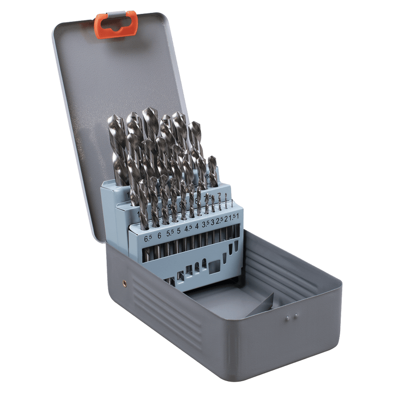 Sealey AK8191 Left-Hand Spiral Drill Bit Set 25pc - AK8191 - Sealey Tools UK - Trade Counter Direct