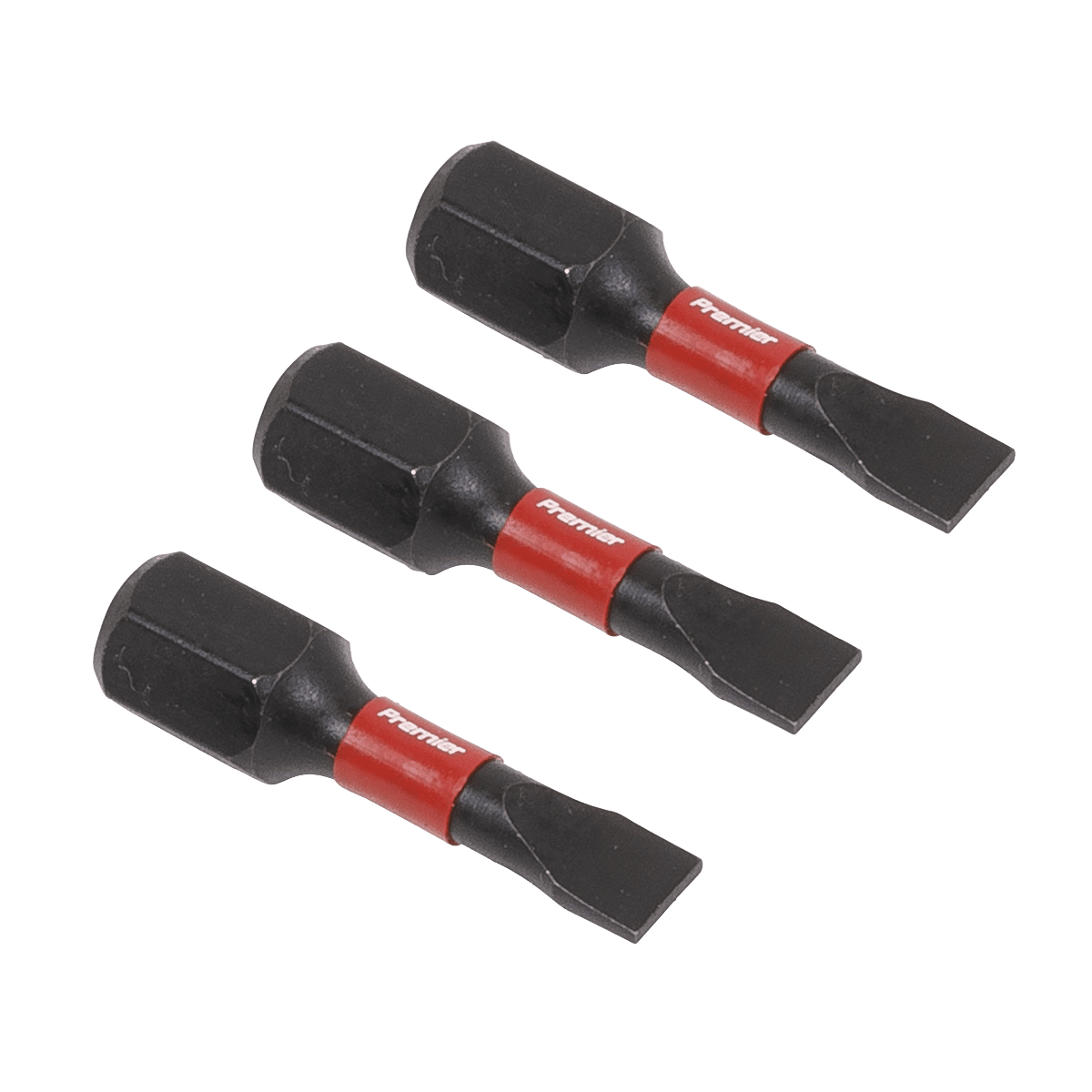 Sealey AK8201 Slotted 4.5mm Impact Power Tool Bits 25mm - 3pc - AK8201 - Sealey Tools UK - Trade Counter Direct