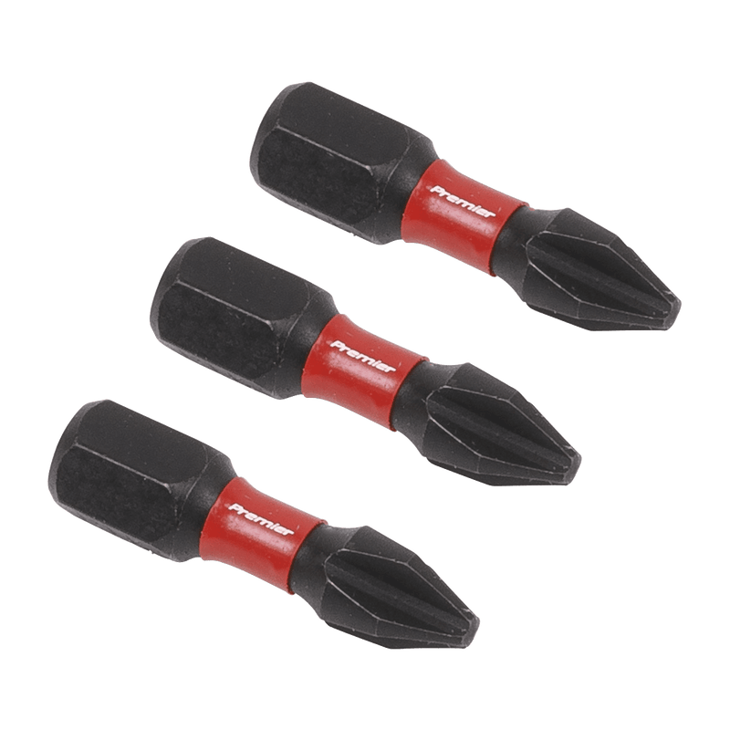 Sealey AK8205 Phillips 2 Impact Power Tool Bits 25mm - 3pc - AK8205 - Sealey Tools UK - Trade Counter Direct