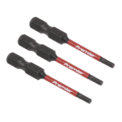Sealey AK8235 Hex 2.5mm Impact Power Tool Bits 50mm - 3pc - AK8235 - Sealey Tools UK - Trade Counter Direct