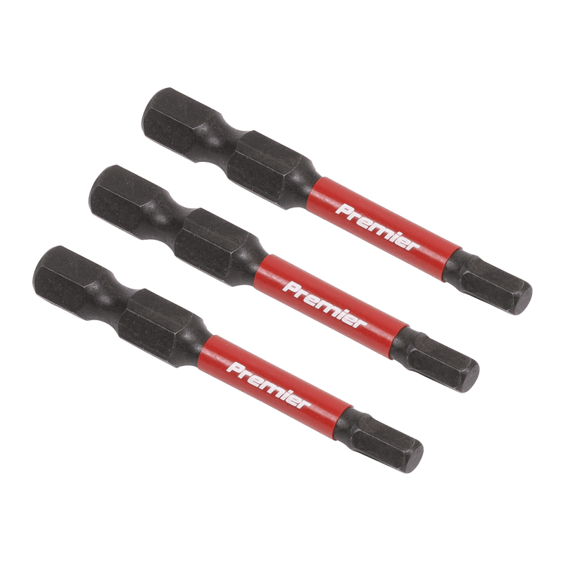 Sealey AK8237 Hex 4mm Impact Power Tool Bits 50mm - 3pc - AK8237 - Sealey Tools UK - Trade Counter Direct