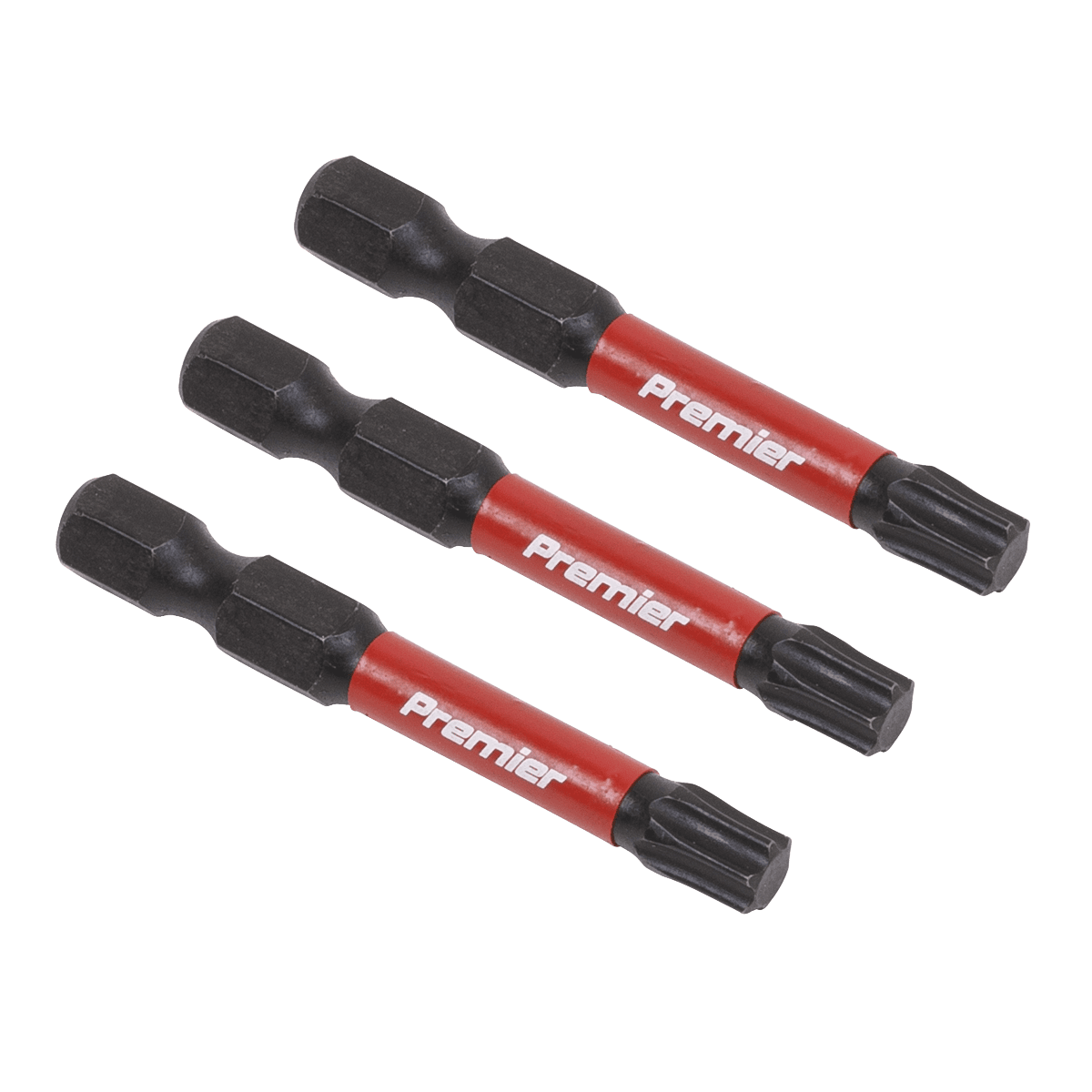 Sealey AK8245 TRX - Star* T30 Impact Power Tool Bits 50mm - 3pc - AK8245 - Sealey Tools UK - Trade Counter Direct