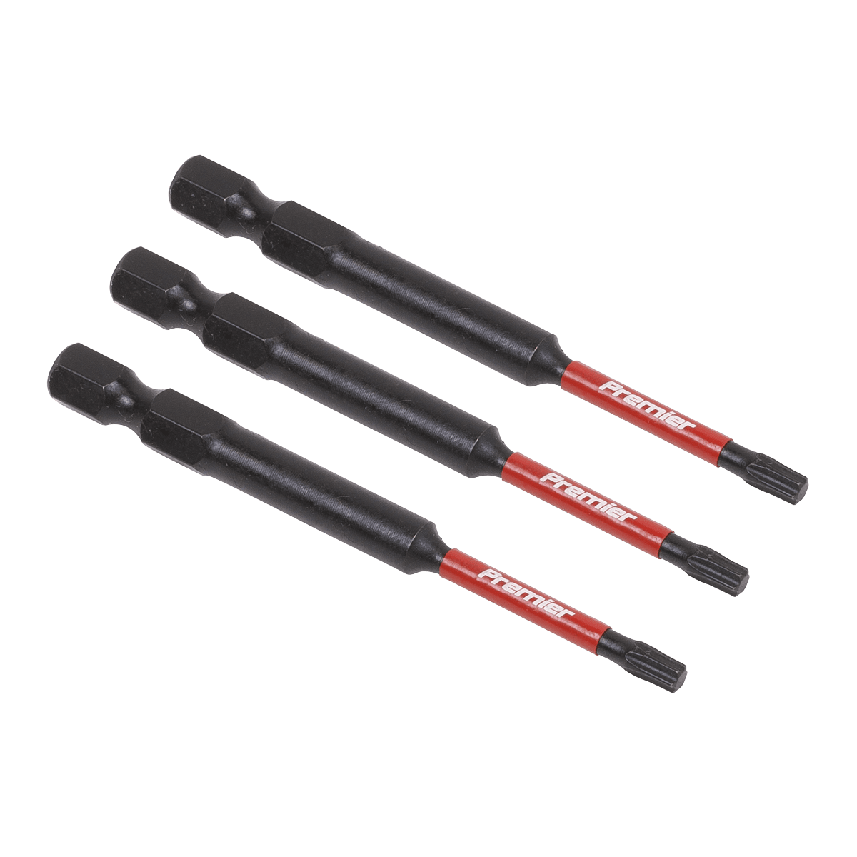 Sealey AK8266 TRX - Star* T15 Impact Power Tool Bits 75mm - 3pc - AK8266 - Sealey Tools UK - Trade Counter Direct