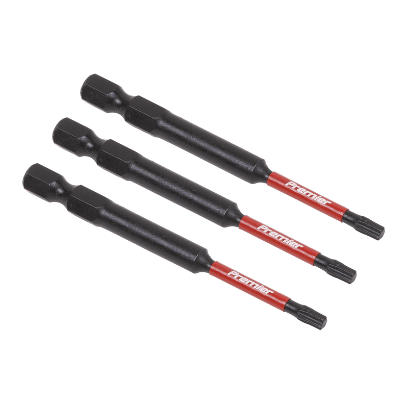 Sealey AK8266 TRX - Star* T15 Impact Power Tool Bits 75mm - 3pc - AK8266 - Sealey Tools UK - Trade Counter Direct