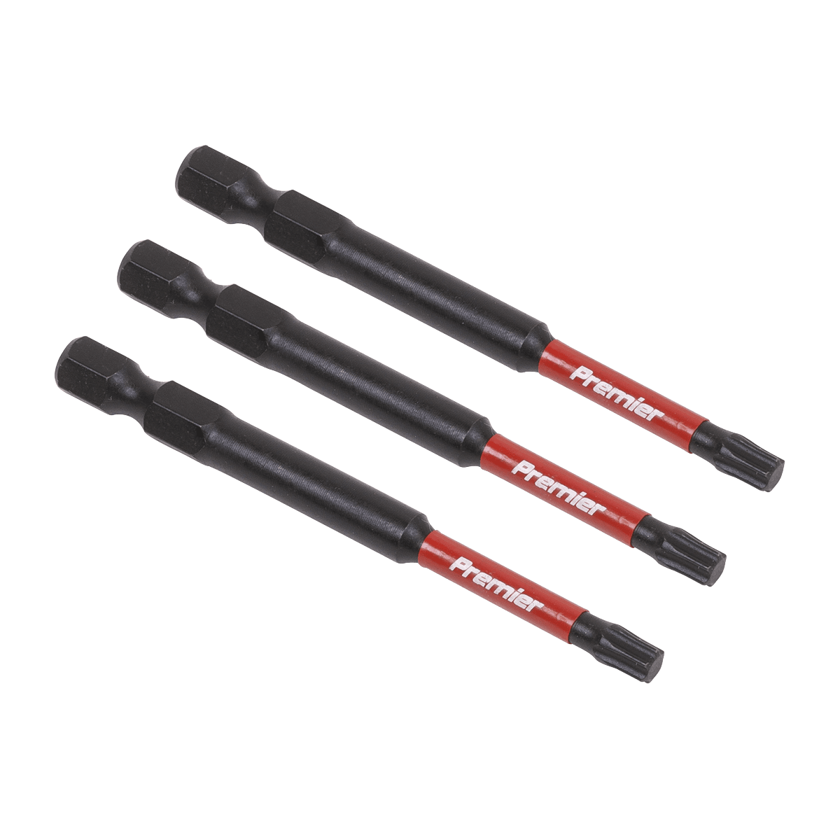 Sealey AK8268 TRX - Star* T25 Impact Power Tool Bits 75mm - 3pc - AK8268 - Sealey Tools UK - Trade Counter Direct