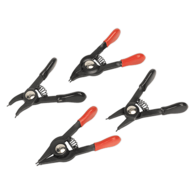 Sealey AK8449 Mini Circlip Pliers Set 4pc - AK8449 - Sealey Tools UK - Trade Counter Direct