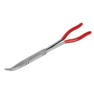 Sealey AK8592 Needle Nose Pliers 45° Double Joint Long Reach 335mm - AK8592 - Sealey Tools UK - Trade Counter Direct