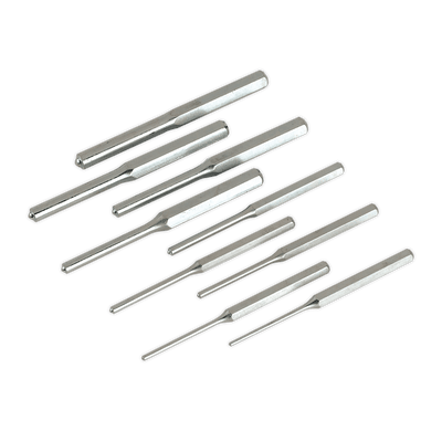 Sealey AK9109 Roll Pin Punch Set 9pc 1/8 - 1/2" - Imperial - AK9109 - Sealey Tools UK - Trade Counter Direct