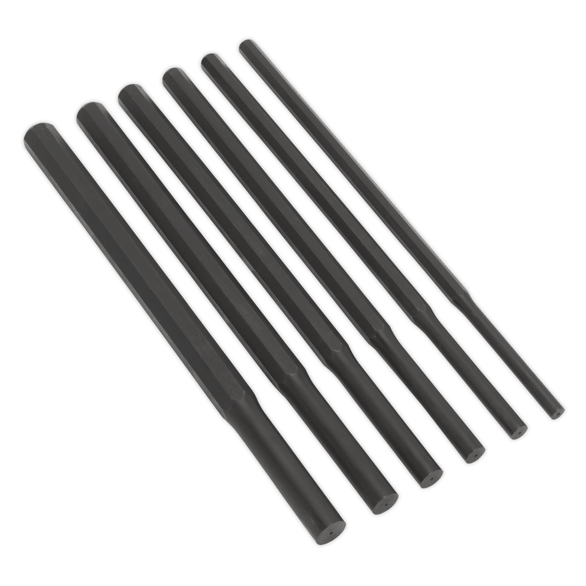 Sealey AK91226 Parallel Pin Punch Set 6pc Heavy - Duty Metric - AK91226 - Sealey Tools UK - Trade Counter Direct