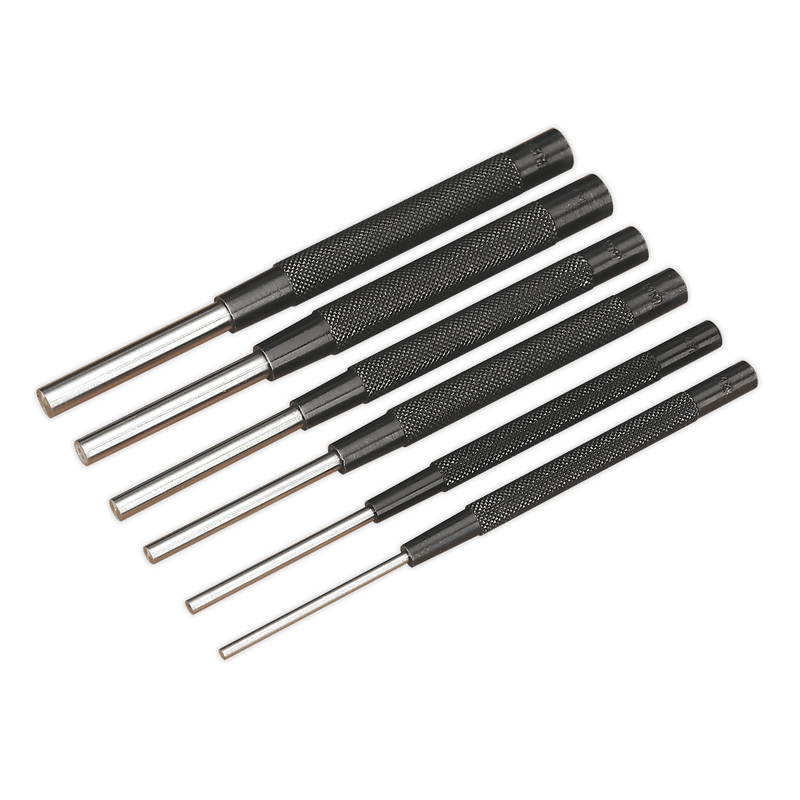 Sealey AK9123 Parallel Pin Punch Set 6pc - AK9123 - Sealey Tools UK - Trade Counter Direct
