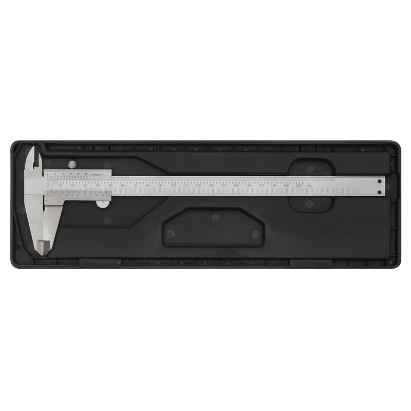 Sealey AK9622 Vernier Caliper 0-200mm(0-8") - AK9622 - Sealey Tools UK - Trade Counter Direct