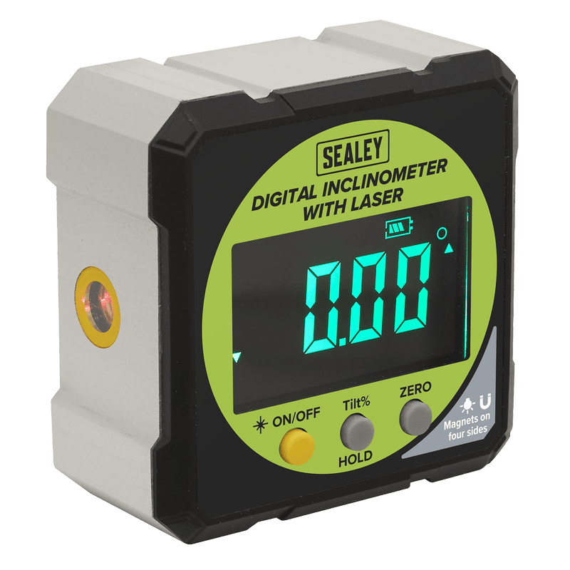 Sealey AK9991 Digital Inclinometer with Laser - AK9991 - Sealey Tools UK - Trade Counter Direct