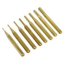 Sealey AKB08 Brass Pin Punch Set 8pc - AKB08 - Sealey Tools UK - Trade Counter Direct