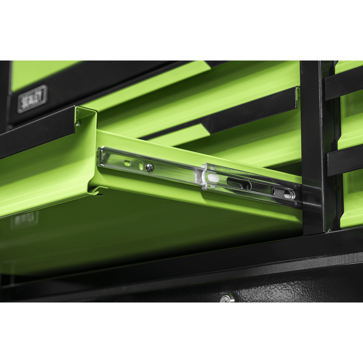 Sealey AP1080HVG Superline Pro® Topchest & Rollcab Combination 12 Drawer & 1 Door Cupboard - Green - AP1080HVG - Sealey Tools UK - Trade Counter Direct