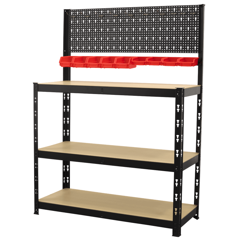 Sealey AP12601 Steel Workbench with Pegboard 1m - AP12601 - Sealey Tools UK - Trade Counter Direct