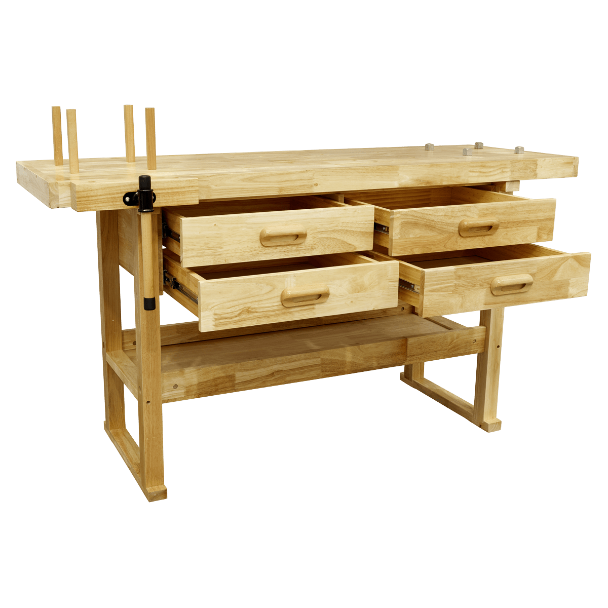 Sealey AP1640 Woodworking Bench with 4 Drawers - AP1640 - Sealey Tools UK - Trade Counter Direct