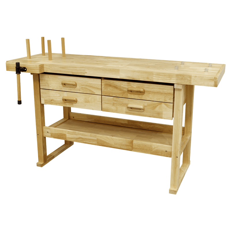Sealey AP1640 Woodworking Bench with 4 Drawers - AP1640 - Sealey Tools UK - Trade Counter Direct