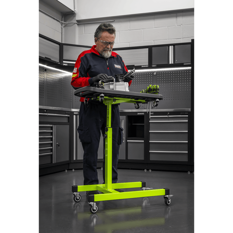 Sealey AP201 Adjustable-Height Mobile Workstation with Removable Top Tray - AP201 - Sealey Tools UK - Trade Counter Direct