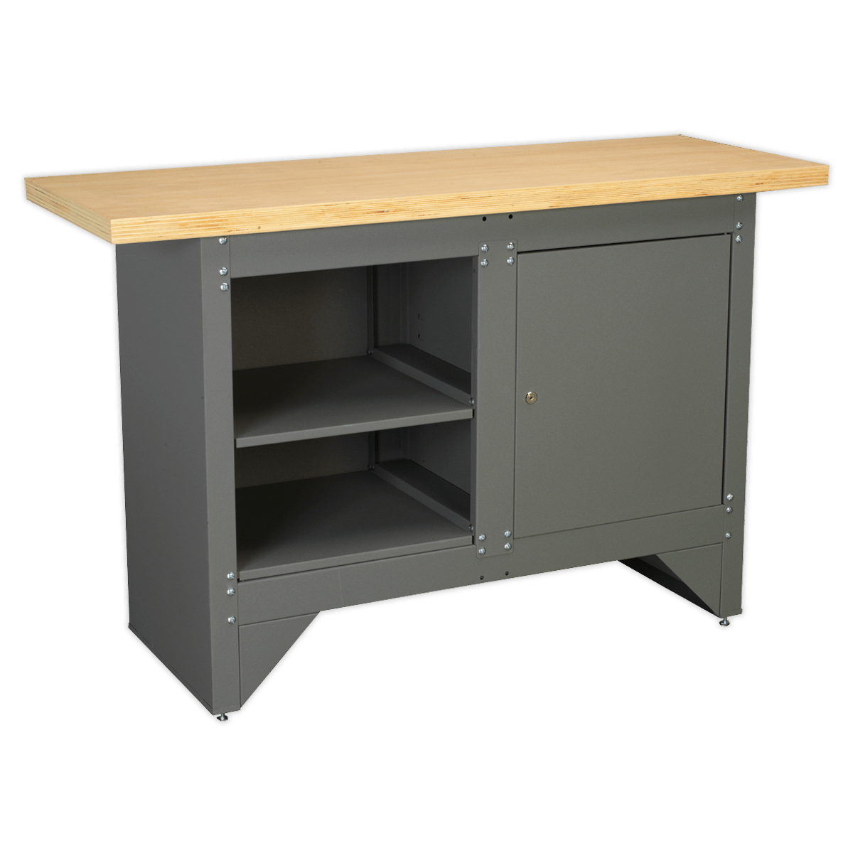 Sealey AP2010 Heavy-Duty Workbench with Cupboard - AP2010 - Sealey Tools UK - Trade Counter Direct