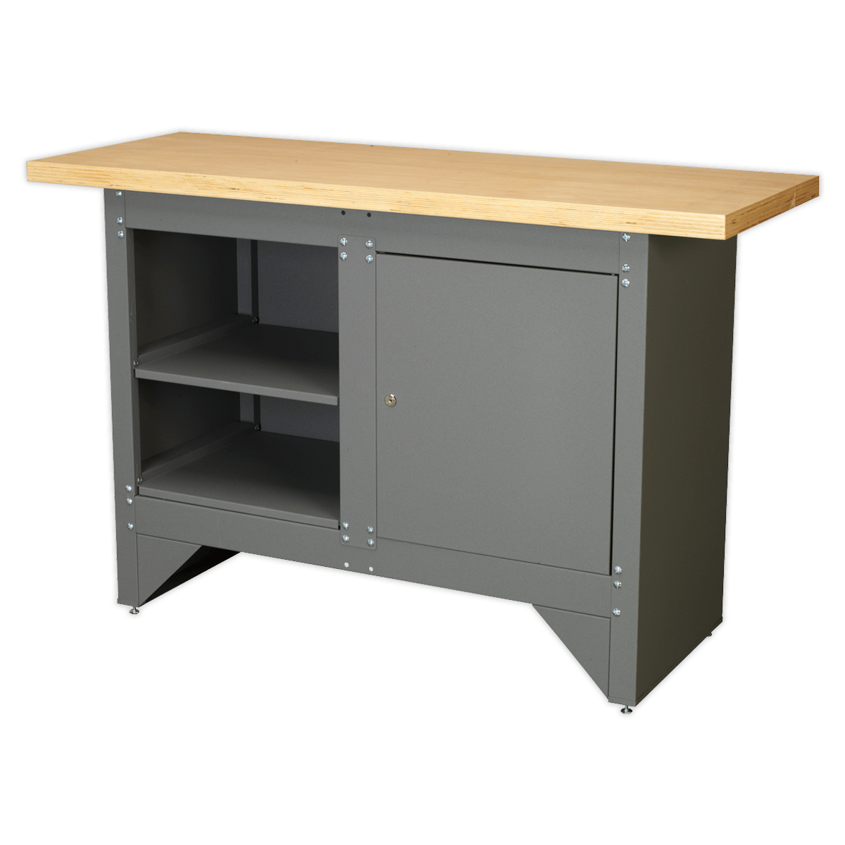 Sealey AP2010 Heavy-Duty Workbench with Cupboard - AP2010 - Sealey Tools UK - Trade Counter Direct