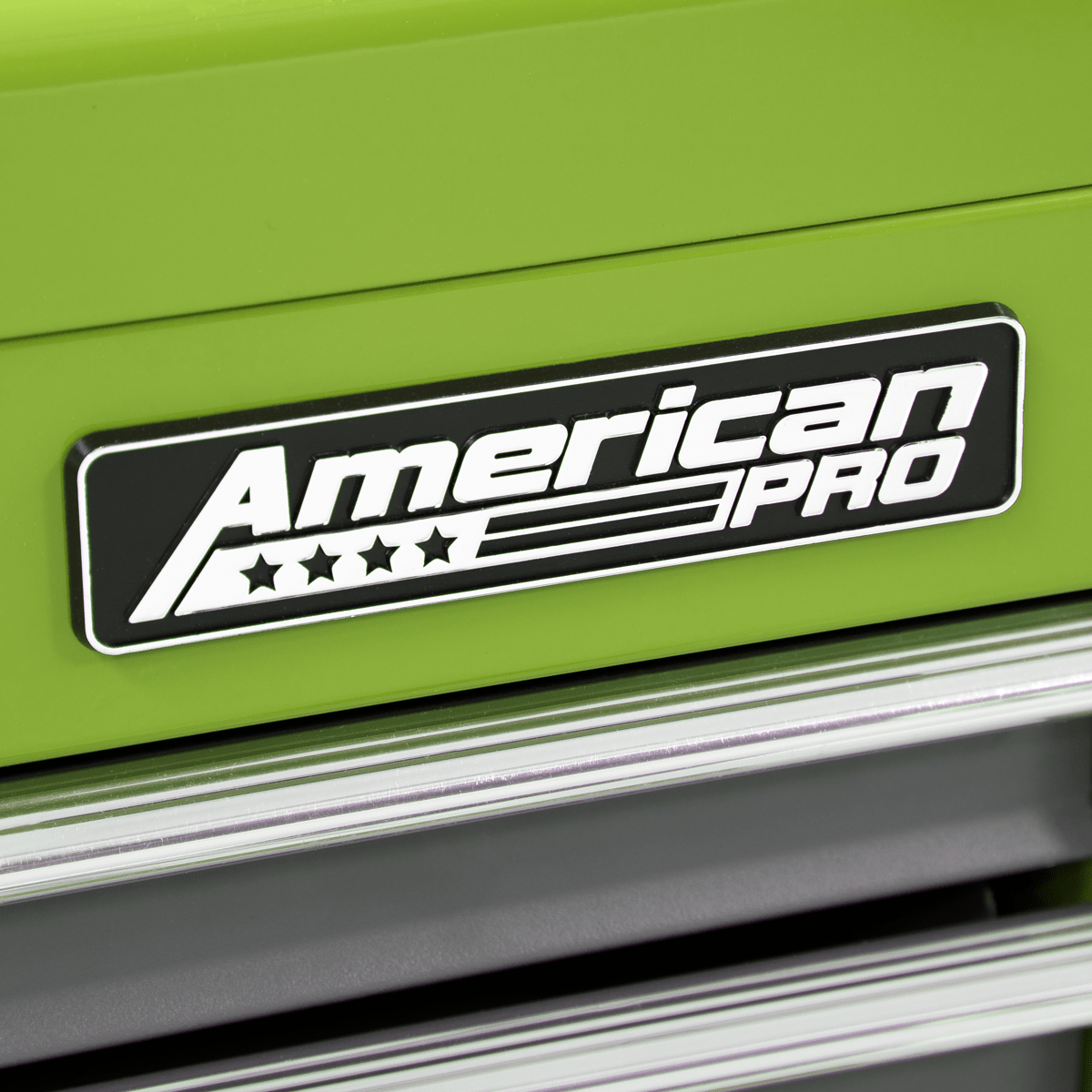 Sealey AP2200BBHV American PRO® Topchest & Rollcab Combination 6 Drawer - Green/Grey - AP2200BBHV - Sealey Tools UK - Trade Counter Direct