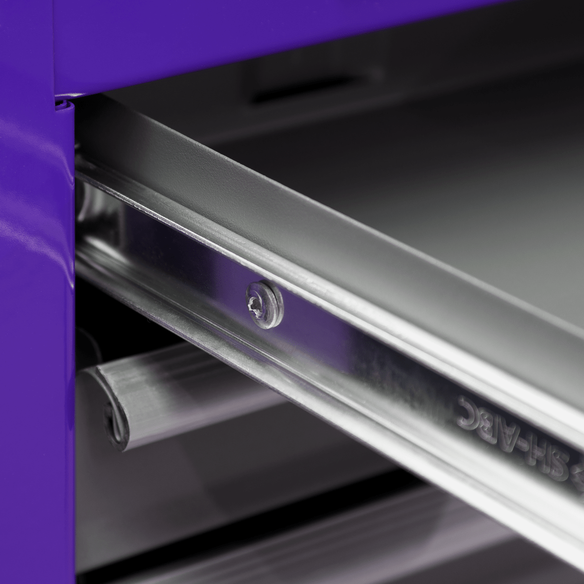 Sealey AP22309BBCP American PRO® Mid-Box Tool Chest 3 Drawer - Purple/Grey - AP22309BBCP - Sealey Tools UK - Trade Counter Direct