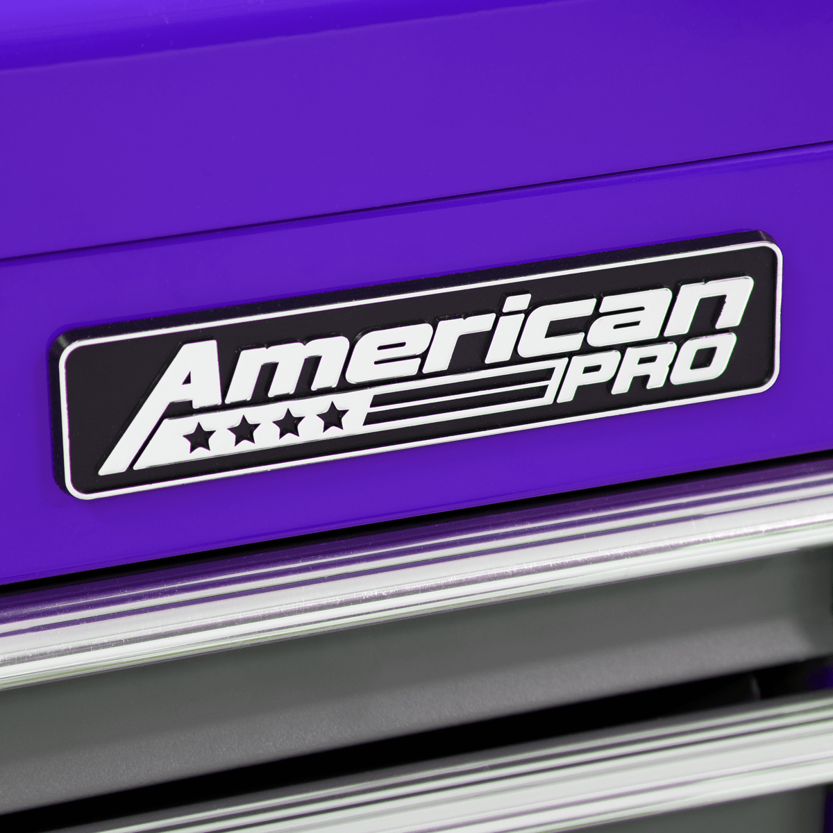 Sealey AP22309BBCP American PRO® Mid-Box Tool Chest 3 Drawer - Purple/Grey - AP22309BBCP - Sealey Tools UK - Trade Counter Direct