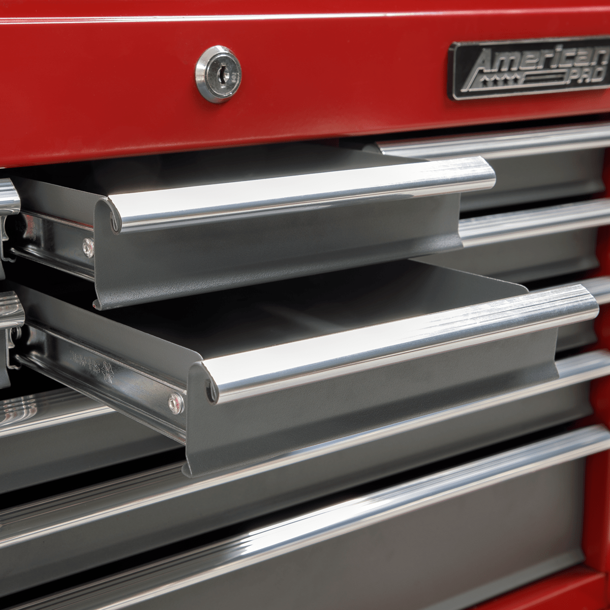 Sealey AP22509BB American PRO® Topchest 9 Drawer - Red/Grey - AP22509BB - Sealey Tools UK - Trade Counter Direct