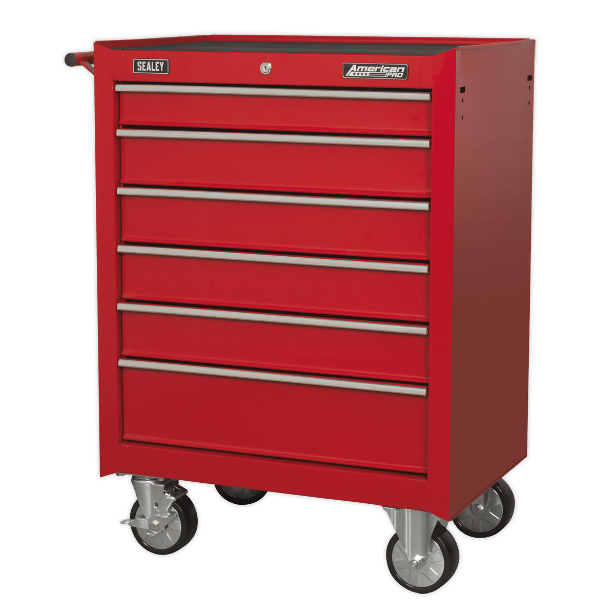 Sealey AP226 American PRO® Rollcab 6 Drawer - Red - AP226 - Sealey Tools UK - Trade Counter Direct