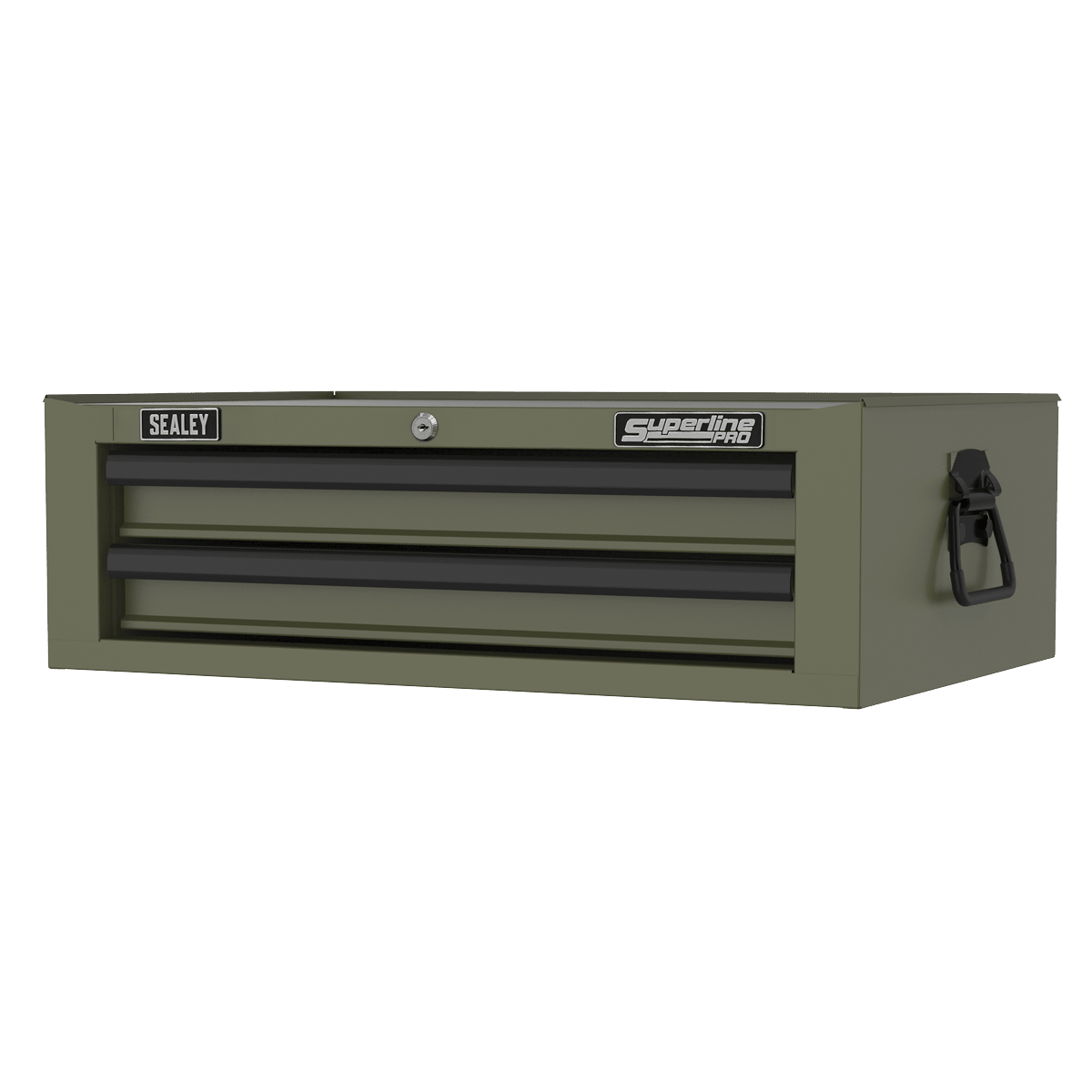 Sealey AP26029TK Superline PRO® Mid-Box Tool Chest 2 Drawer - Khaki - AP26029TK - Sealey Tools UK - Trade Counter Direct