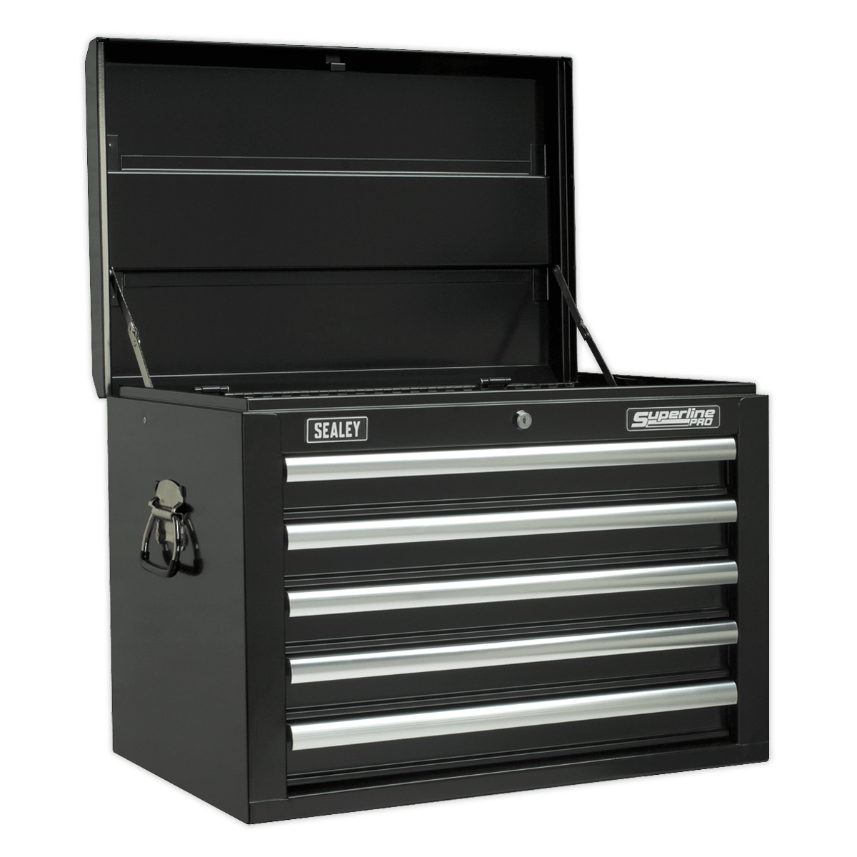 Sealey AP26059TB Superline PRO® Topchest 5 Drawer - Black - AP26059TB - Sealey Tools UK - Trade Counter Direct