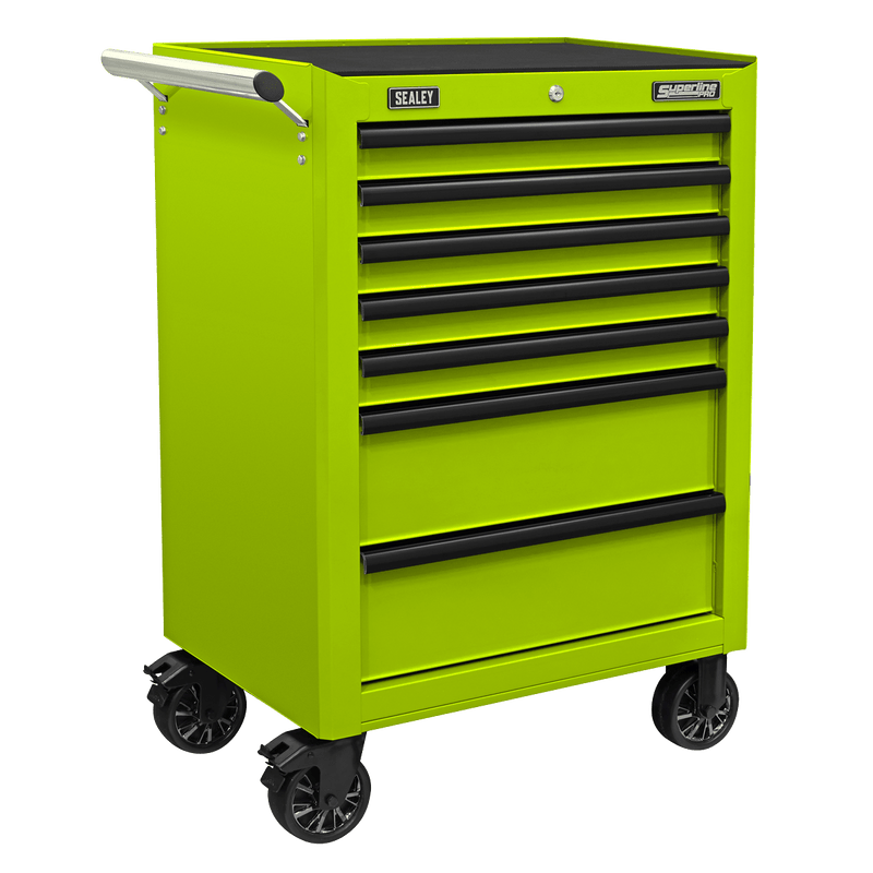 Sealey AP26479THV Superline PRO® Rollcab 7 Drawer - Green/Black - AP26479THV - Sealey Tools UK - Trade Counter Direct