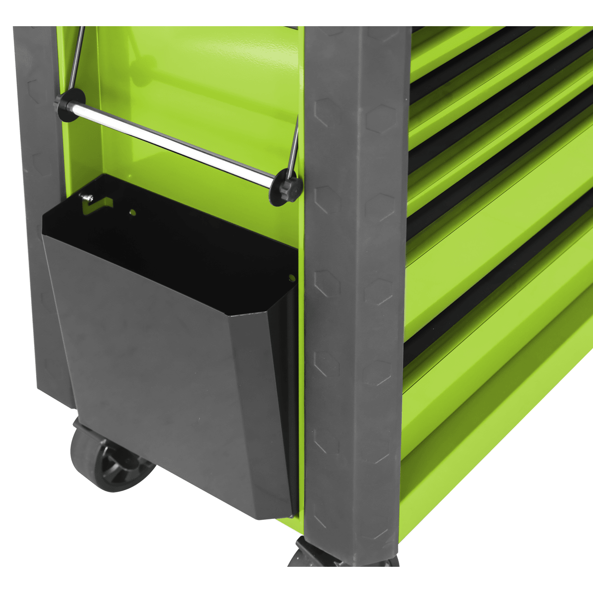 Sealey AP266HV Superline Pro® Tool Trolley 6 Drawer - Green - AP266HV - Sealey Tools UK - Trade Counter Direct
