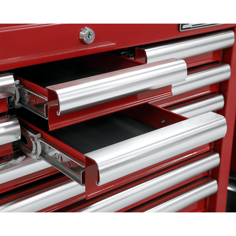 Sealey AP33109 Superline PRO® Topchest 10 Drawer - Red - AP33109 - Sealey Tools UK - Trade Counter Direct