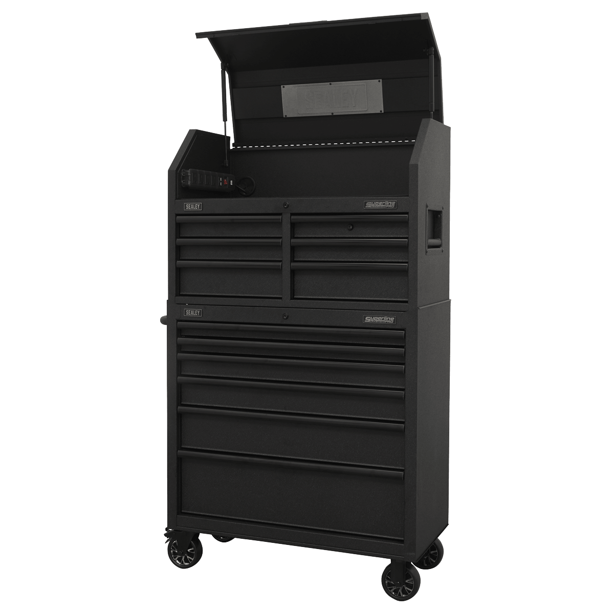 Sealey AP36BESTACK Superline PRO® Tool Chest Combination with Power Bar 12 Drawer - AP36BESTACK - Sealey Tools UK - Trade Counter Direct