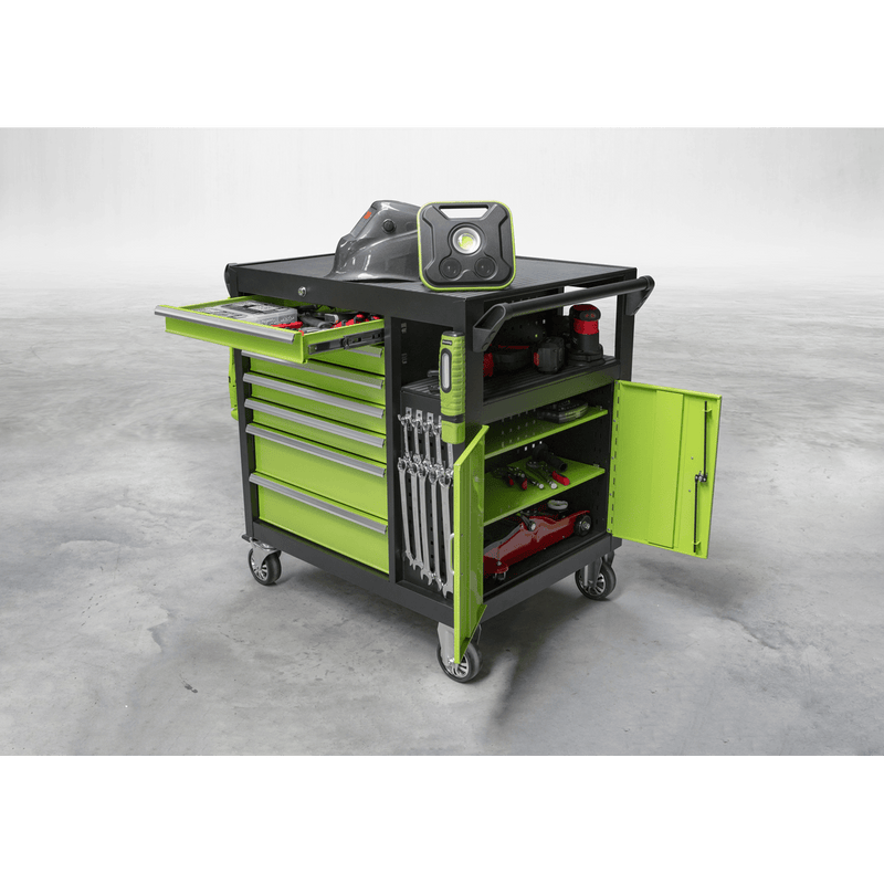 Sealey AP36MWS Premier™ Mobile Workstation with 7 Drawers & Cupboard 920mm - AP36MWS - Sealey Tools UK - Trade Counter Direct