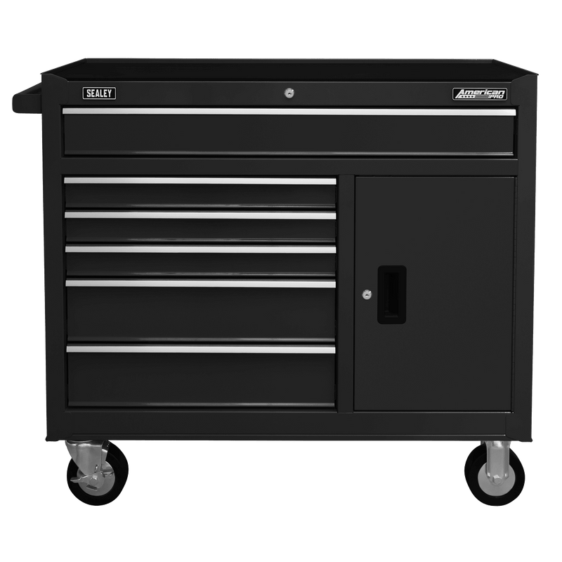 Sealey AP4106B American PRO® Rollcab 6 Drawer - Black - AP4106B - Sealey Tools UK - Trade Counter Direct