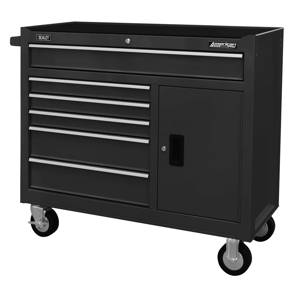 Sealey AP4106B American PRO® Rollcab 6 Drawer - Black - AP4106B - Sealey Tools UK - Trade Counter Direct