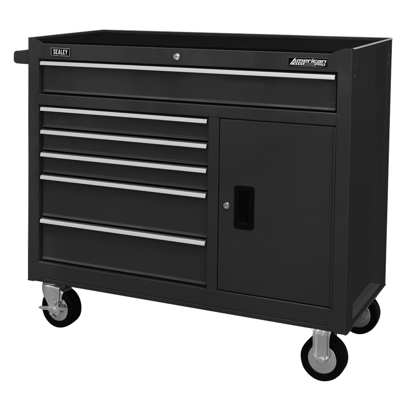 Sealey AP4106B American PRO® Rollcab 6 Drawer - Black - AP4106B - Sealey Tools UK - Trade Counter Direct
