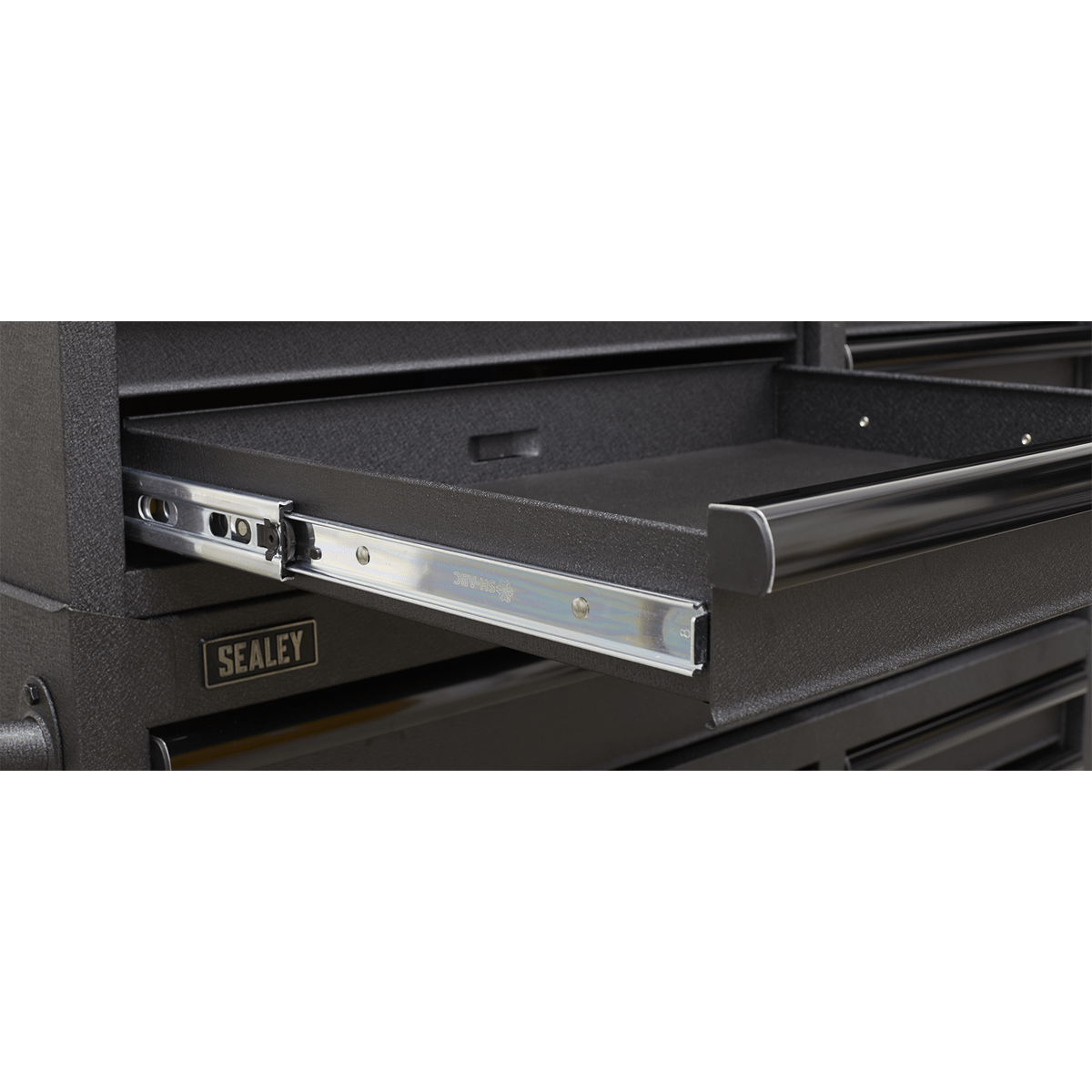 Sealey AP4106BE Superline PRO® Black Edition Topchest with 6 Soft Close Drawers & Power Bar 1030mm - AP4106BE - Sealey Tools UK - Trade Counter Direct