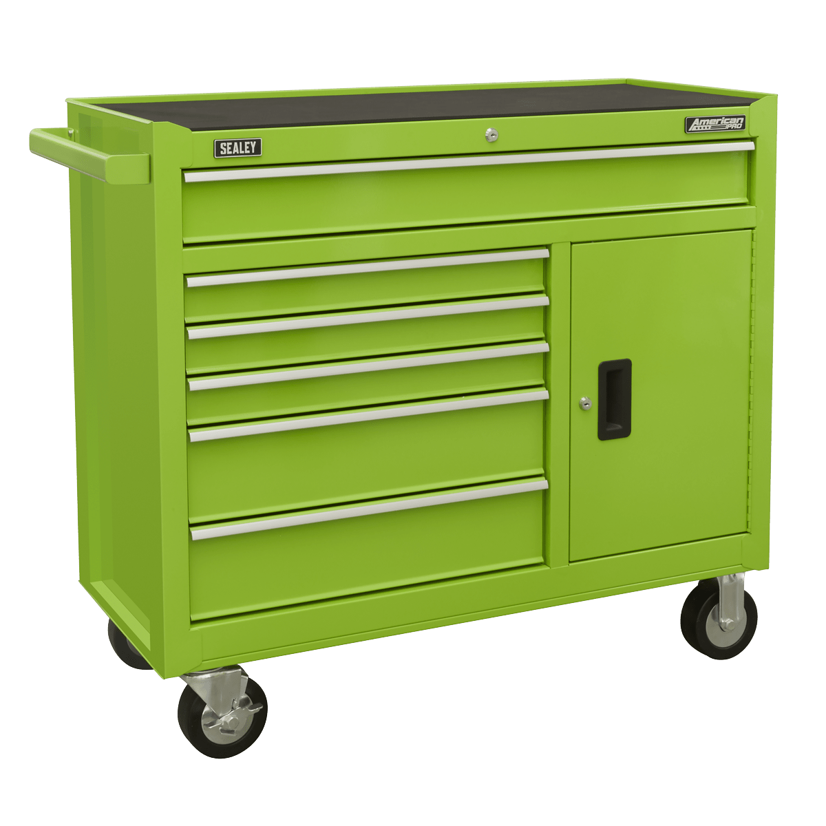 Sealey AP4106HV American PRO® Rollcab 6 Drawer - Green - AP4106HV - Sealey Tools UK - Trade Counter Direct