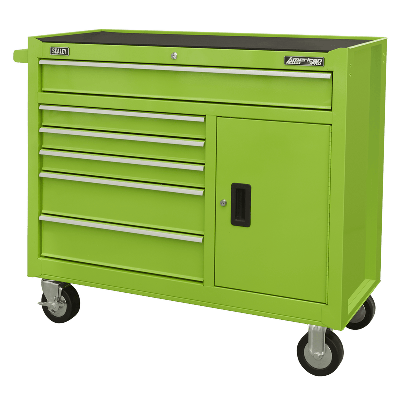 Sealey AP4106HV American PRO® Rollcab 6 Drawer - Green - AP4106HV - Sealey Tools UK - Trade Counter Direct