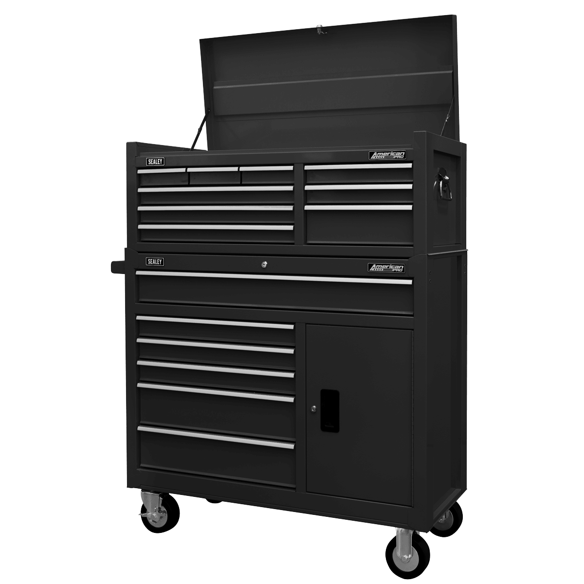 Sealey AP4109B American PRO® Topchest 9 Drawer - Black - AP4109B - Sealey Tools UK - Trade Counter Direct