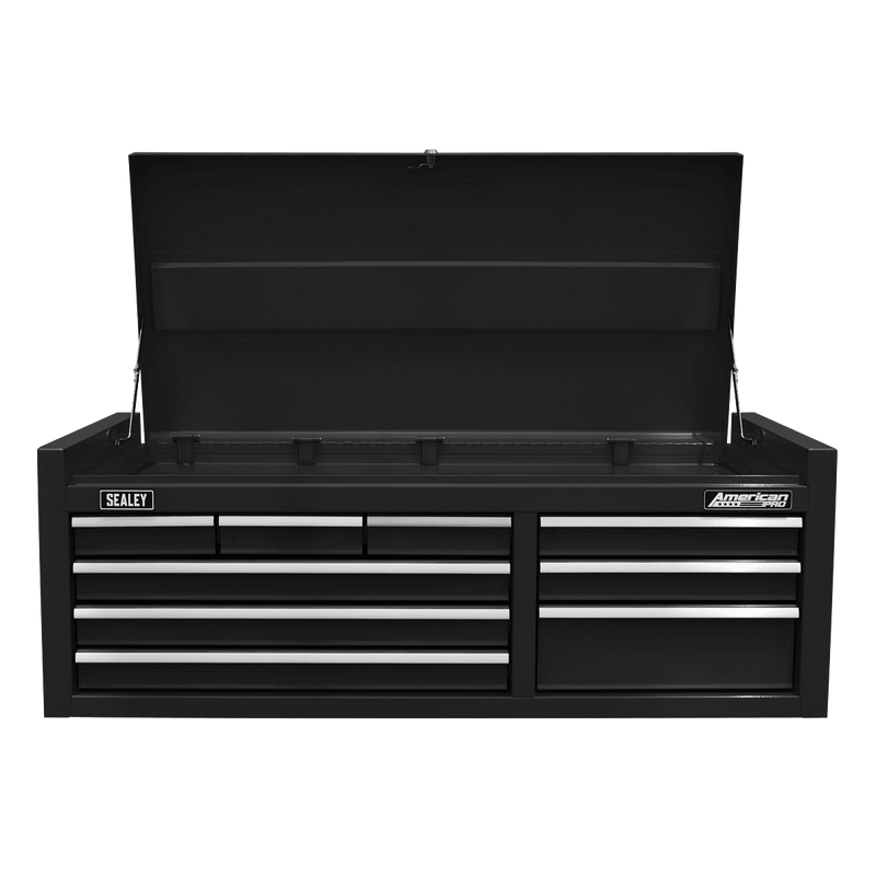Sealey AP4109B American PRO® Topchest 9 Drawer - Black - AP4109B - Sealey Tools UK - Trade Counter Direct