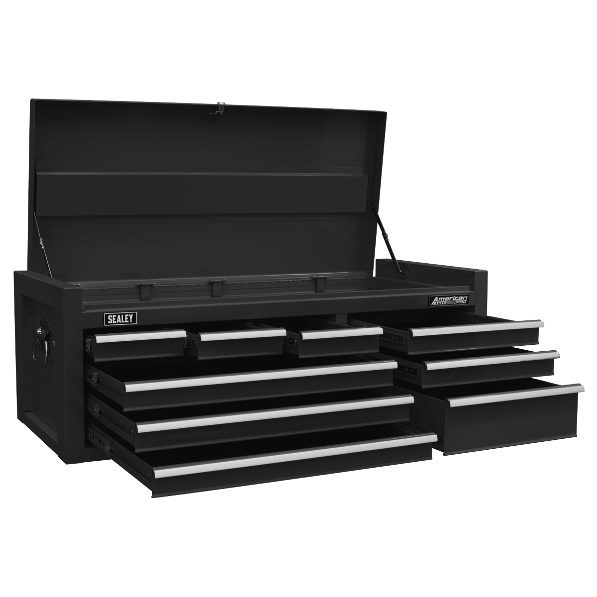 Sealey AP4109B American PRO® Topchest 9 Drawer - Black - AP4109B - Sealey Tools UK - Trade Counter Direct
