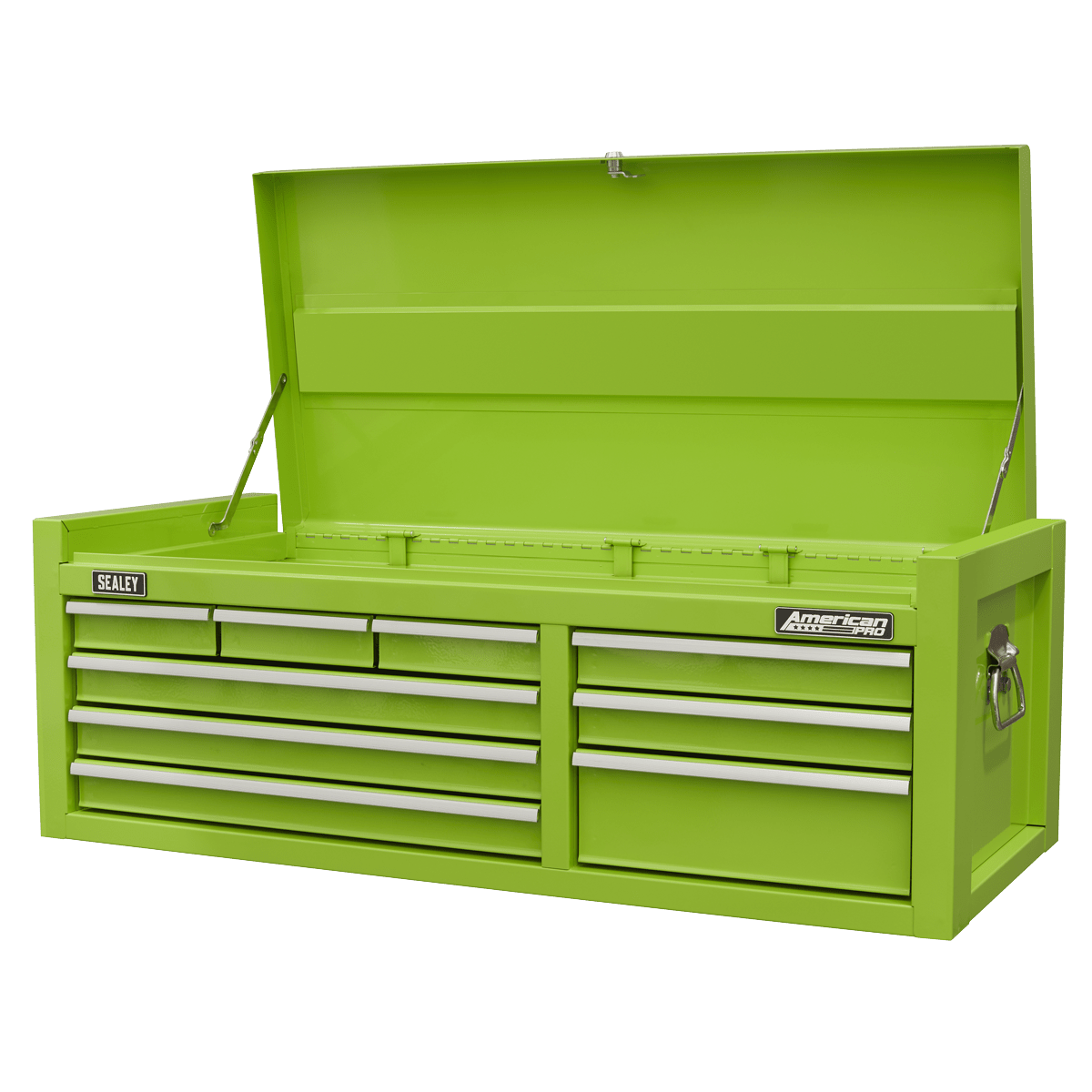 Sealey AP4109HV American PRO® Topchest 9 Drawer - Green - AP4109HV - Sealey Tools UK - Trade Counter Direct