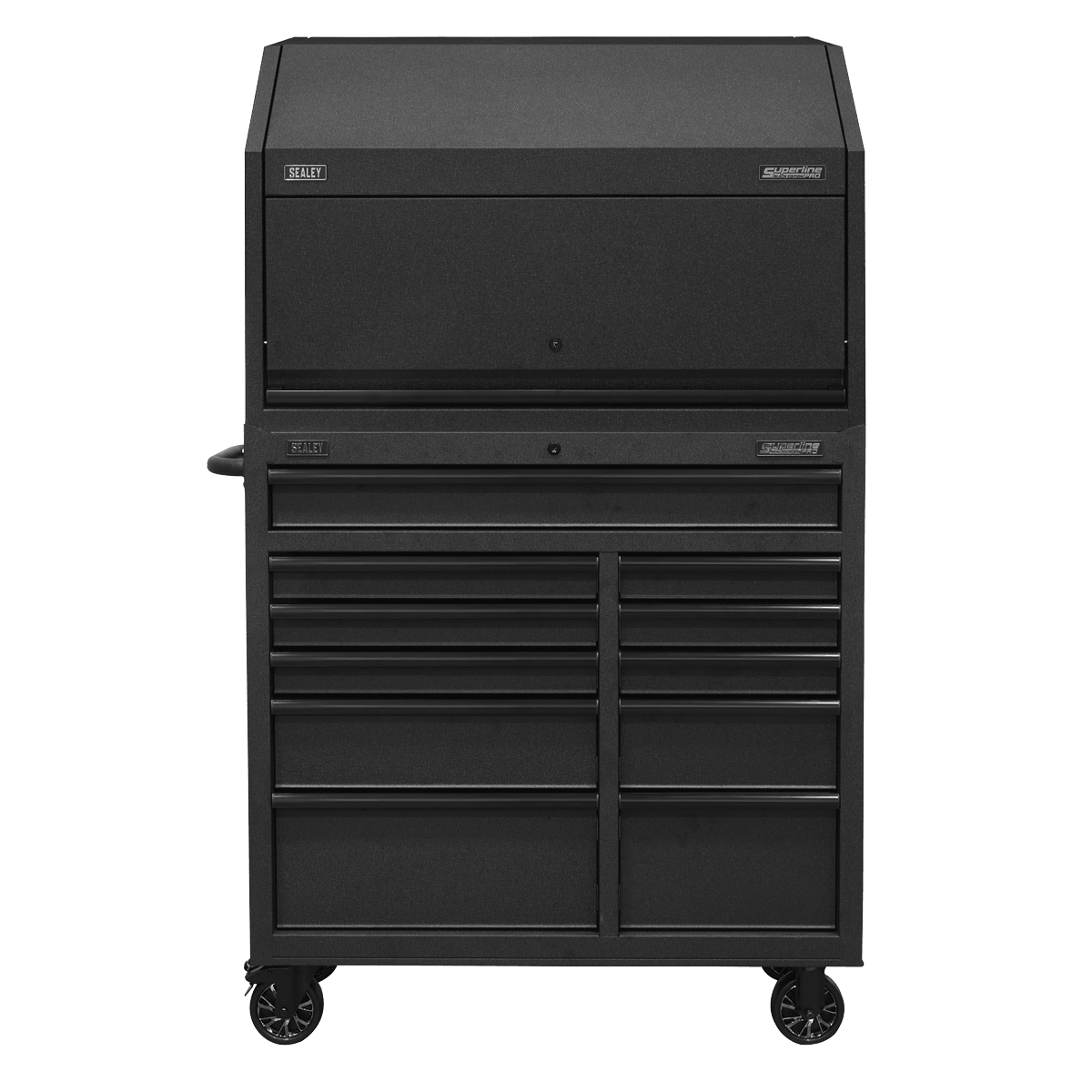 Sealey AP41HBESTACK Superline PRO® Hutch Toolbox & Rollcab Combo 1030mm 11 Drawer - AP41HBESTACK - Sealey Tools UK - Trade Counter Direct